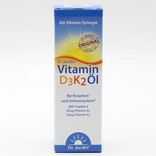 VITAMIN D3K2 Oil Dr.Jacob's drops, cholecalciferol for osteoporosis UK