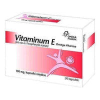 Vitamin E capsules 100mg x 30 UK