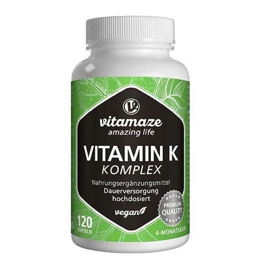 Vitamin k1 and k2 complex high-dose vegan UK