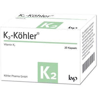 Vitamin K2 KÖHLER, menaquinone-7 capsules UK
