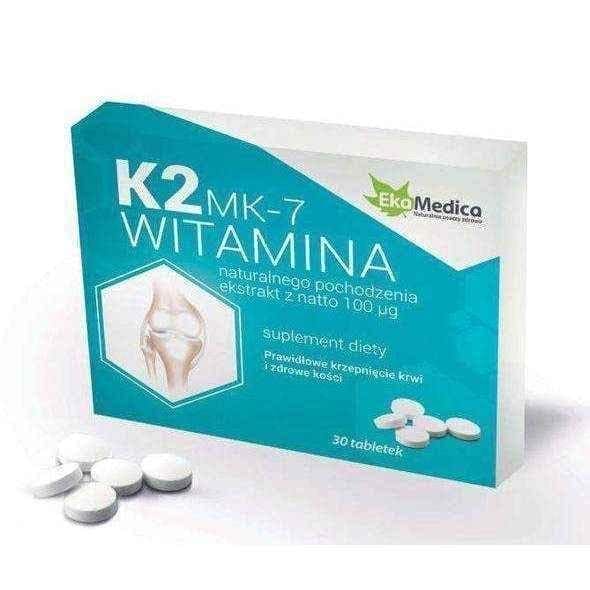 Vitamin K2 x 30 tablets UK