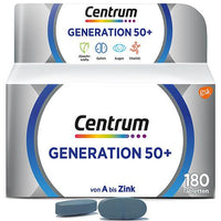 Vitamins and minerals CENTRUM Generation 50+ tablets UK