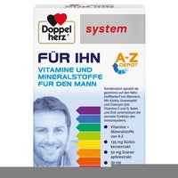 Vitamins and minerals for mens, DOPPELHERZ, for HIM tablets UK