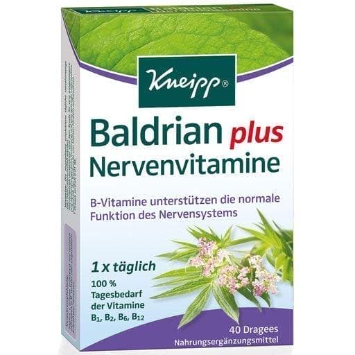 Vitamins for nerves KNEIPP Valerian plus UK