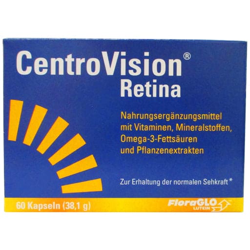 Vitamins, minerals, Omega-3 fatty acids, plant extracts, CENTROVISION RETINA UK