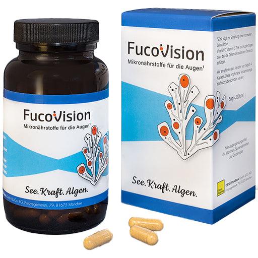 Vitamins, trace elements, carotenoids, FUCOVISION capsules UK