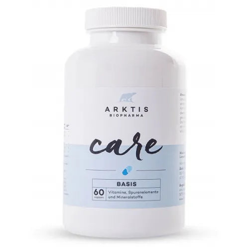 vitamins, minerals, trace elements, essential fatty acids and coenzyme Q10 Basis care capsules