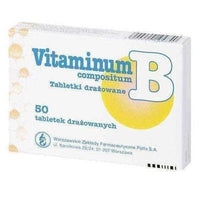 VITAMINUM B Compositum x 50 dragees, vitamin b complex UK