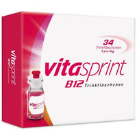 VITASPRINT B12 drinking bottle, vitamin b12 drink, vitamin b12 drinks UK