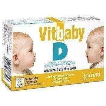 VitBaby D x 30 capsules twist-off, vitamin D UK