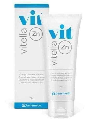 VITELLA ZINC Hypoallergenic vitamin cream 75ml UK