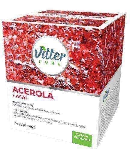 VITTER PURE Acerola + Acai 90g / 30 servings UK