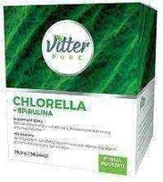 VITTER PURE Chlorella + Spirulina 75g / 30 servings UK