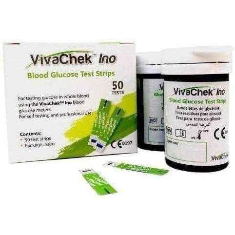 VivaChek Ino x 50 strips, blood glucose meter UK
