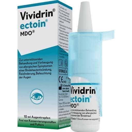 VIVIDRIN ectoin MDO allergic conjunctivitis eye drops UK