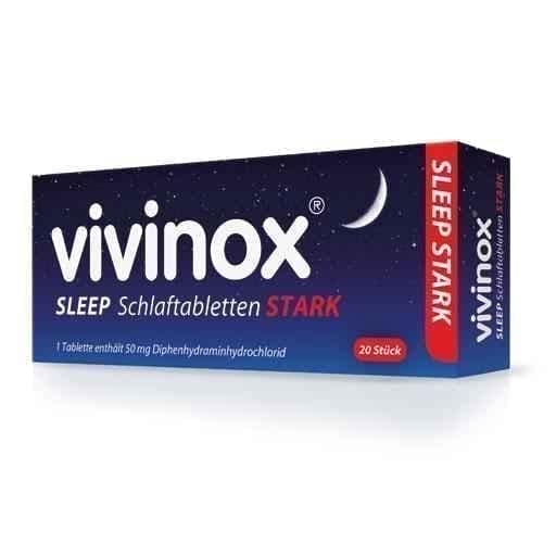 VIVINOX Sleep sleeping pills strong 20 pc sleep disorders UK