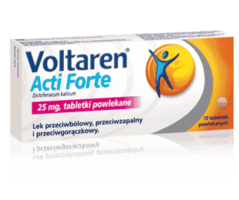 Voltaren ACTI Forte 25mg x 10 tablets UK