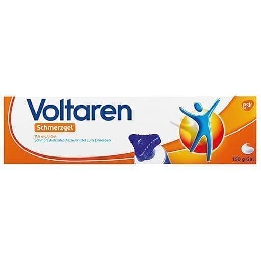 VOLTAREN pain gel with blue comfort screw cap. UK