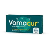 VOMACUR, against nausea and vomiting, motion sickness UK