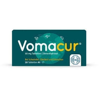 VOMACUR, against nausea and vomiting, motion sickness UK