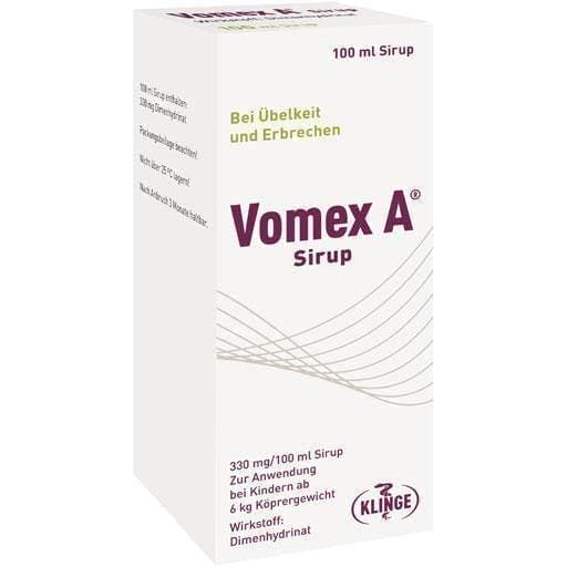 VOMEX A syrup 100 ml the case of motion sickness UK