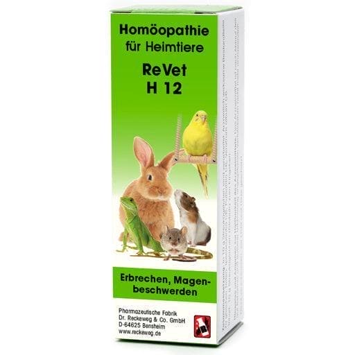 Vomiting, indigestion, inflammation of the stomach, REVET H 12 globules for pets UK