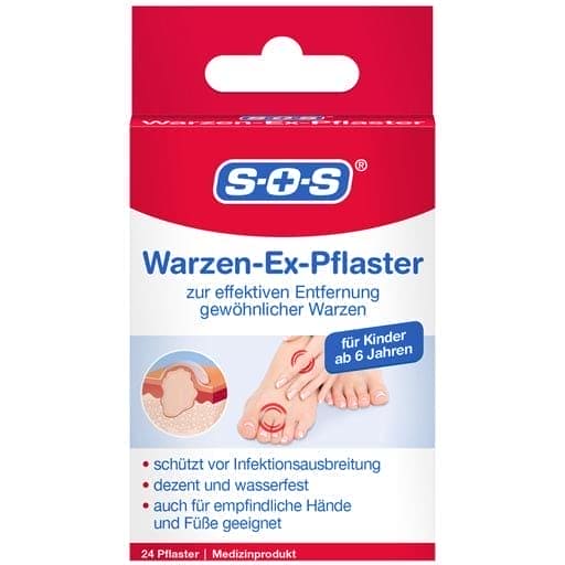 Wart removal, strongest wart remover, SOS WARTS-Ex patch UK