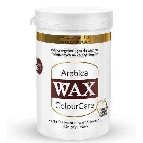 WAX Pilomax Arabica ColourCare mask hair dyed dark colors 240ml UK