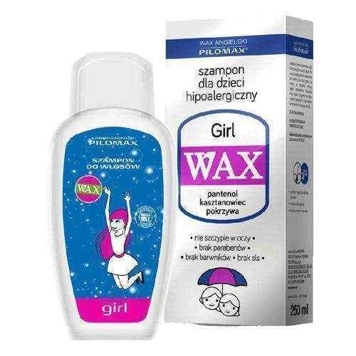 WAX Pilomax Girl shampoo for children 250ml, best shampoo for toddlers UK