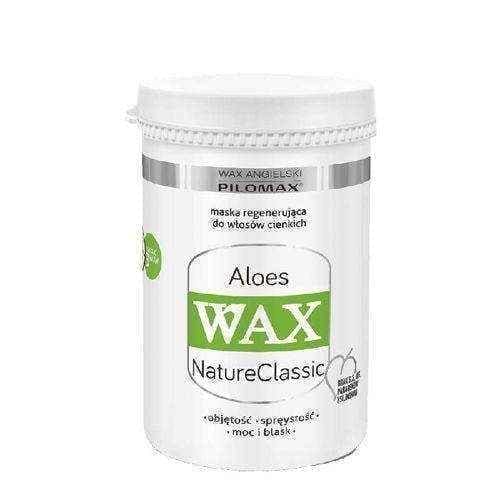 WAX Pilomax NaturClassic Aloe Regenerating Mask for fine hair 240ml UK