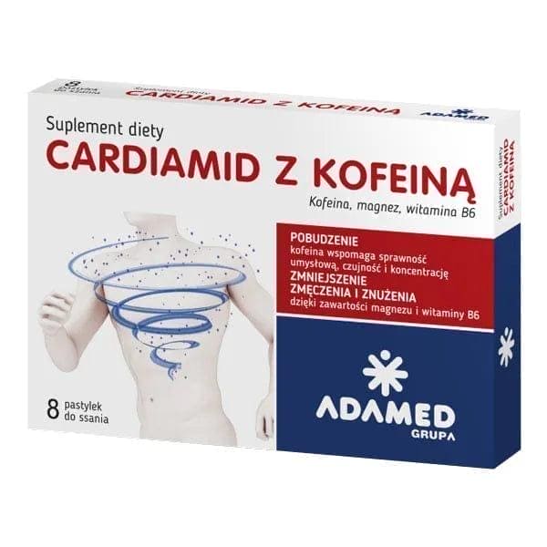 Weakness and fatigue, CARDIAMID with caffeine, improve memory UK