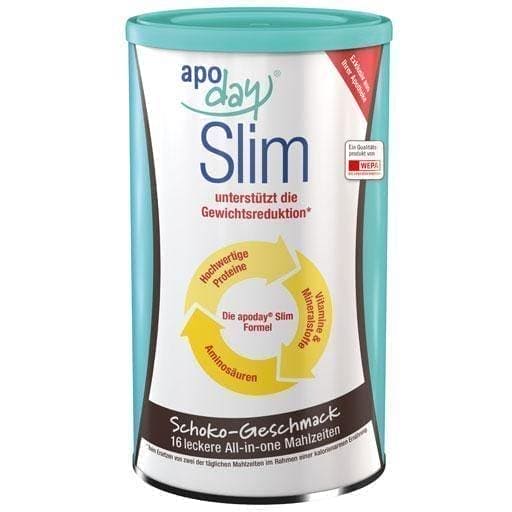 Weight loss APODAY Chocolate Slim Powder Jar 450 g UK