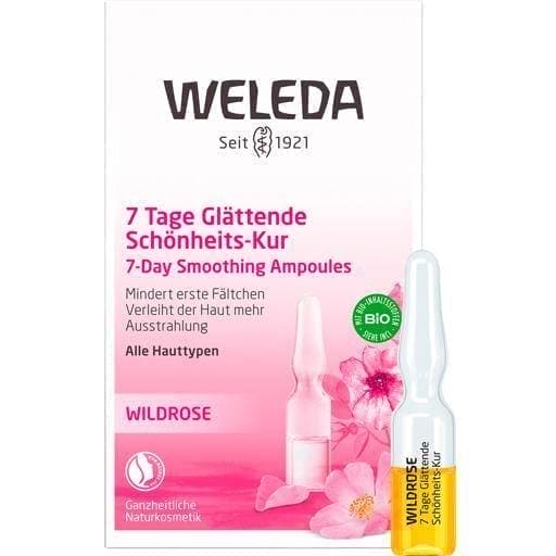 WELEDA wild rose 7 days smoothing beauty treatment UK