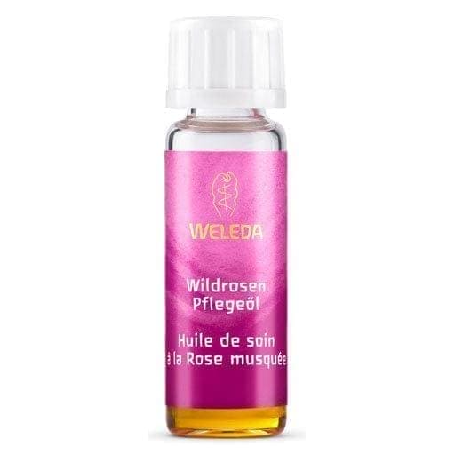 WELEDA wild rose care oil, Jojoba wax, liquid musk rose seed oil Almond oil UK
