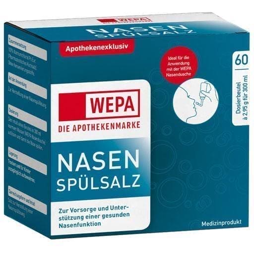 WEPA salt water nasal rinse sachets UK