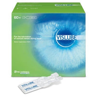 WET contact lenses, hyaluronic acid, electrolytes, VISLUBE disposable doses UK