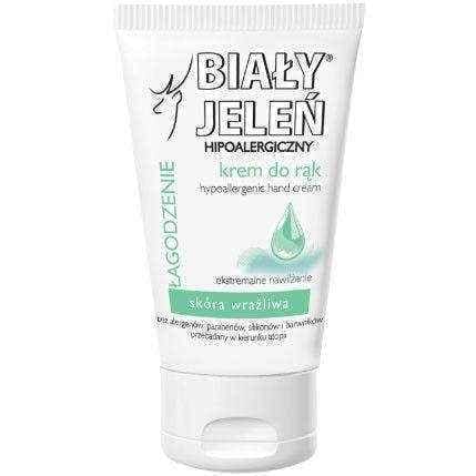 WHITE DEER (Bialy Jelen) Hipoalericzny hand cream 100ml, skin irritation UK
