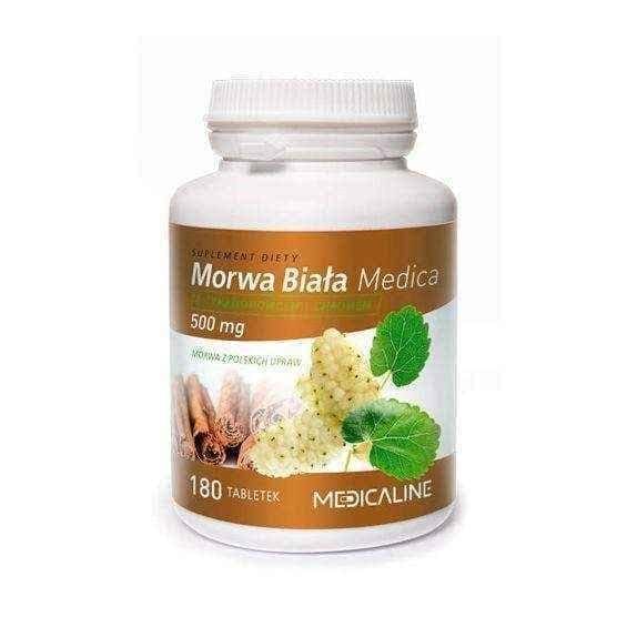 White moray Medica 500mg x 180 tablets, normal blood sugar level UK