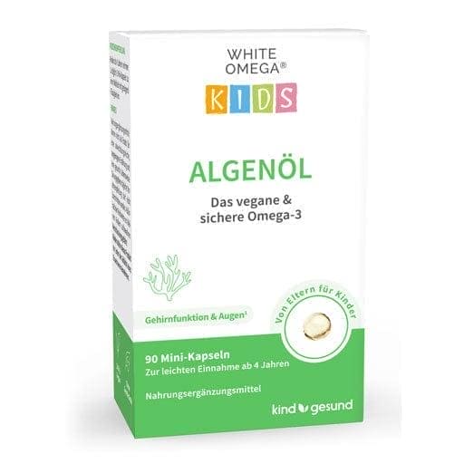 WHITE OMEGA Kids algae oil soft capsules UK