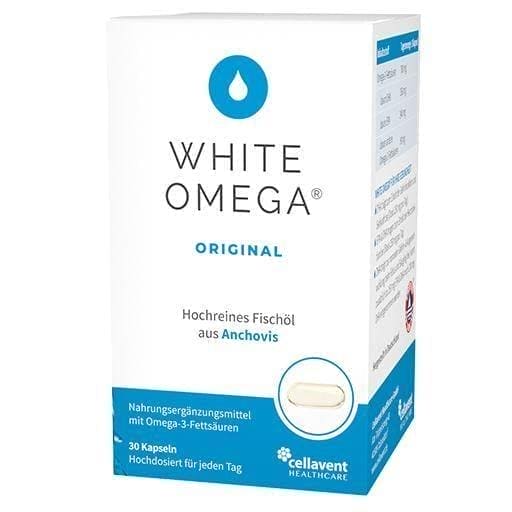 WHITE OMEGA Original Omega-3 fatty acids capsules 60 pcs UK