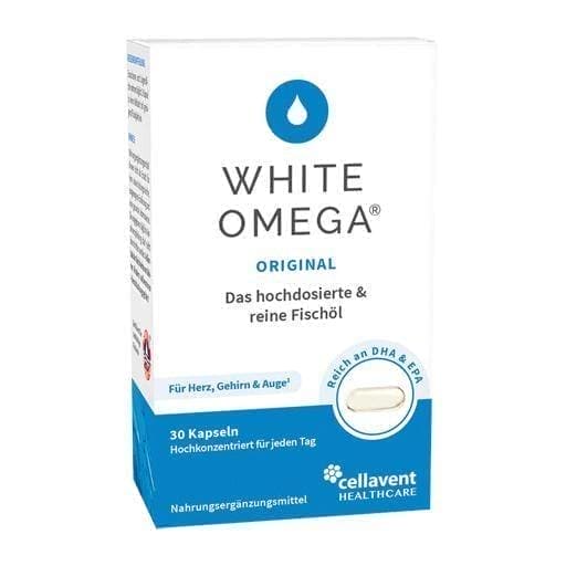 WHITE OMEGA Original Omega-3 fatty acids soft capsules 30 pc UK