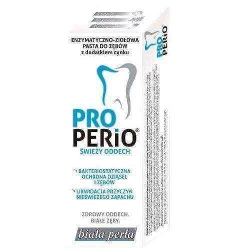 WHITE PEARL Toothpaste ProPerio fresh breath 75ml, best whitening toothpaste UK