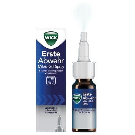 WICK first defense nasal spray, cold viruses in the nose and throat UK