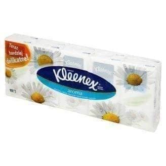 WIPES Kleenex 10op. x 9 pieces aroma of chamomile protects the nose from irritation and redness UK