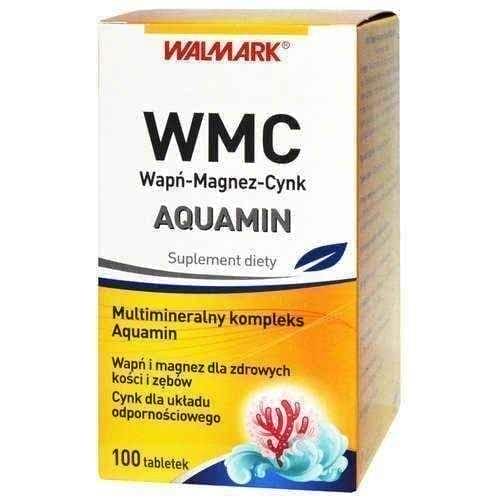 WMC Calcium-Magnesium-Zinc AQUAMIN x 100 tablets UK