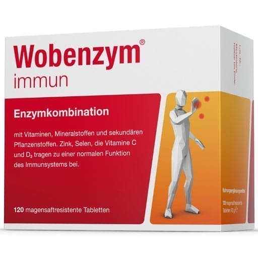 WOBENZYM immune enteric-coated tablets 120 pcs UK