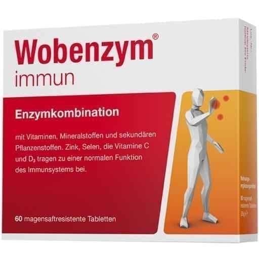 WOBENZYM immune enteric-coated tablets 60 pcs UK