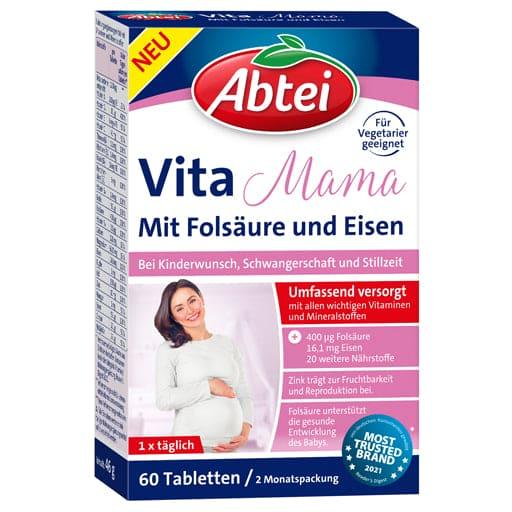 Women pregnant, breastfeeding important vitamins, minerals, ABTEI Vita Mama UK