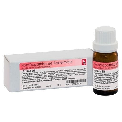 Wound healing, superficial phlebitis, joint pain, inflammation, ARNICA D 6 globules UK