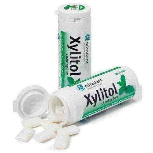 Xylitol chewing gum Spearmint (curly mint) x 30 pieces UK